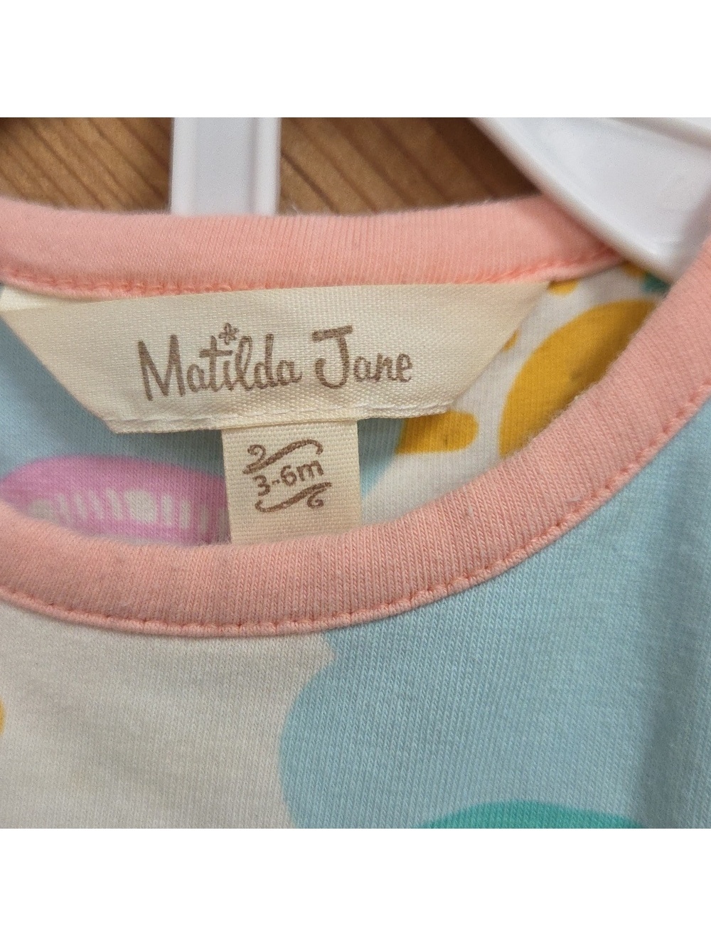 Matilda Jane Catch The Rays 2pc Baby Dress with Rainbow and Sun Pattern 3-6month - Picture 4 of 4